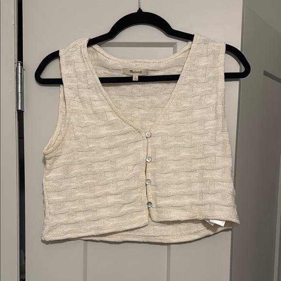 Madewell Beige Textured Women's Top - Picture 1 of 1